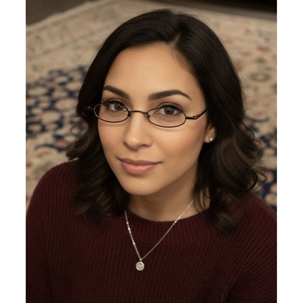 VTG New Focus CE Eyewear Full Rim Eyeglasses Frame Oval Small +100